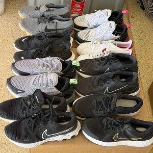 Nike tennis shoes. 50 dollars each pair.